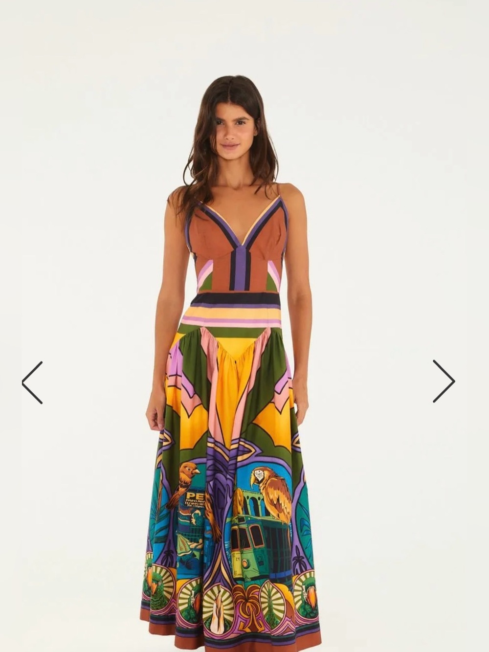 Farm Rio Tropical Moisac Cotton Dress